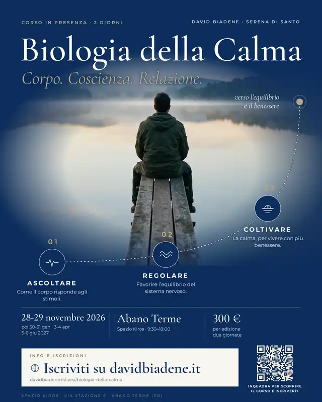 Locandina del corso Biologia della Calma